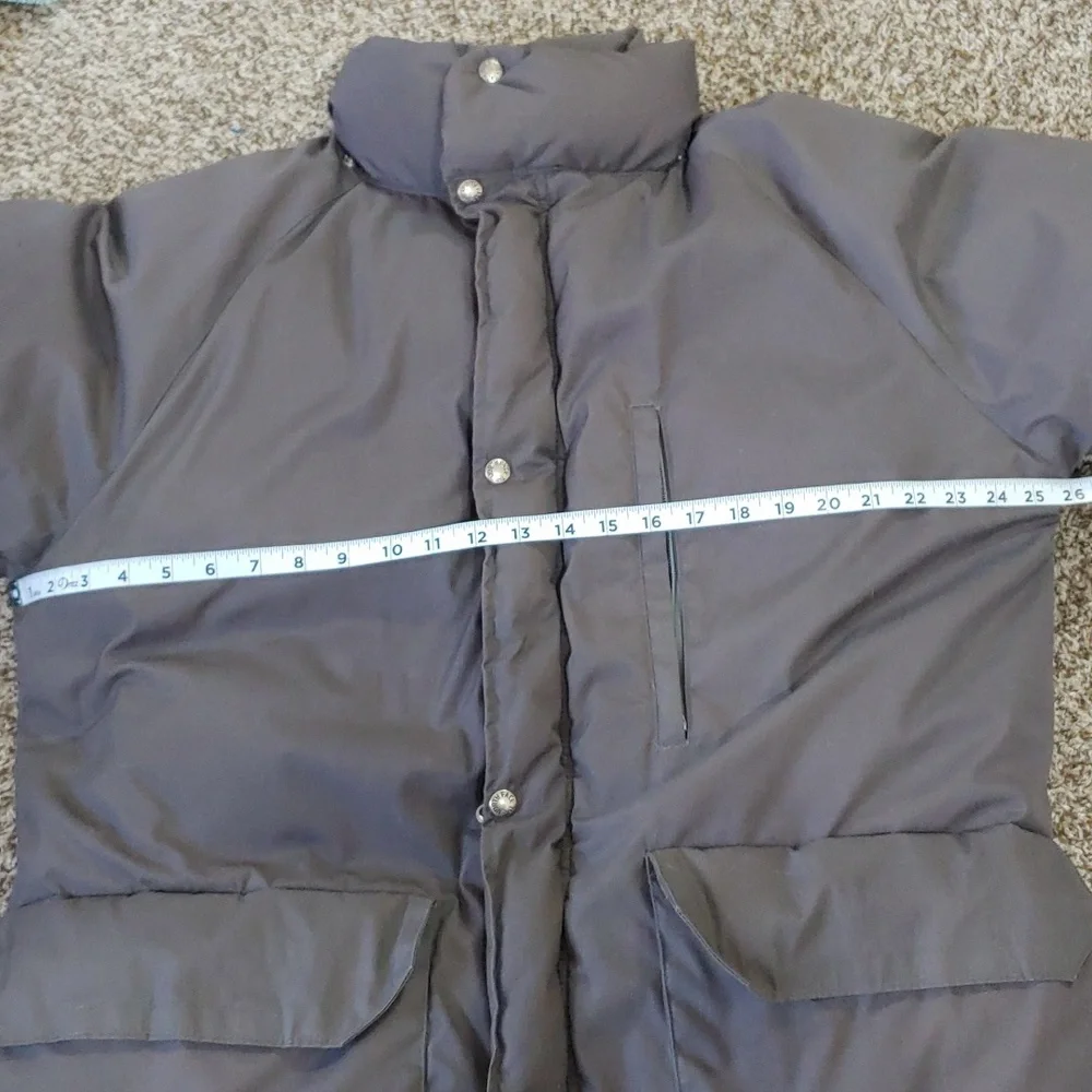 Vintage 90s North Face Goose Down Grey Puffer Coat Men's Size XL